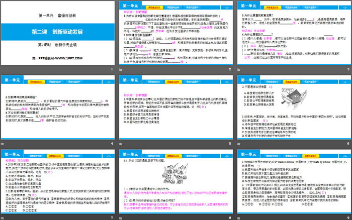 《創(chuàng)新驅(qū)動(dòng)發(fā)展》富強(qiáng)與創(chuàng)新PPT課件(第2課時(shí)創(chuàng)新永無(wú)止境)