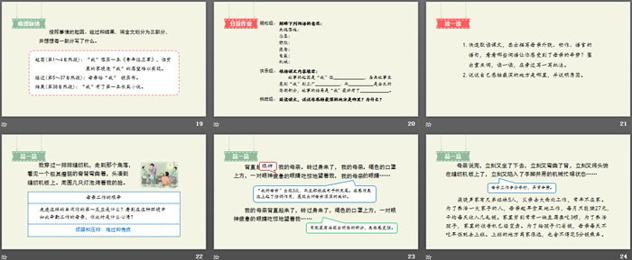 《慈母情深》PPT優(yōu)秀課件