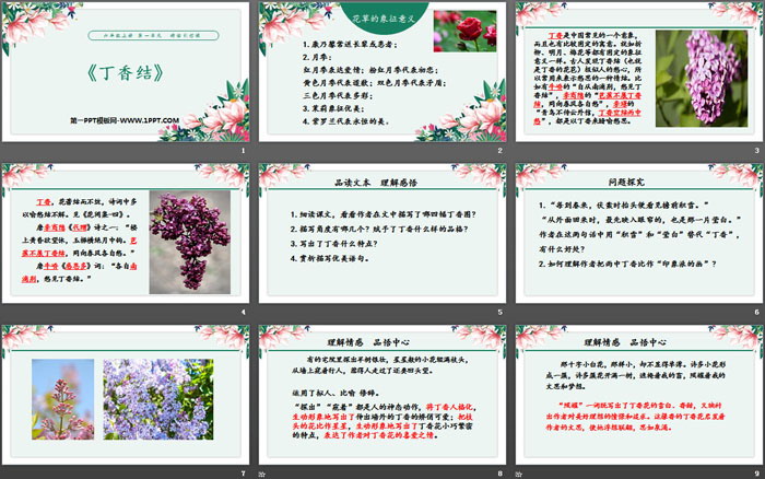 《丁香結(jié)》PPT教學課件