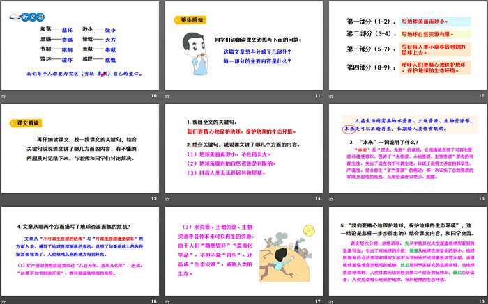 《只有一個(gè)地球》PPT優(yōu)秀課件