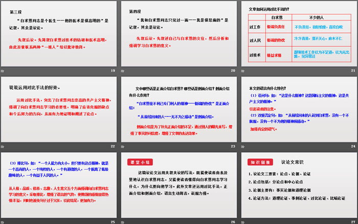 《紀(jì)念白求恩》PPT優(yōu)秀課件下載