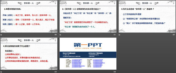 《穿井得一人》寓言四則PPT