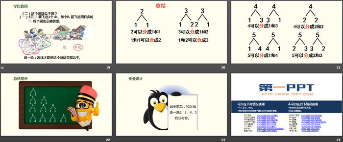 《分與合》1-5的認(rèn)識和加減法PPT