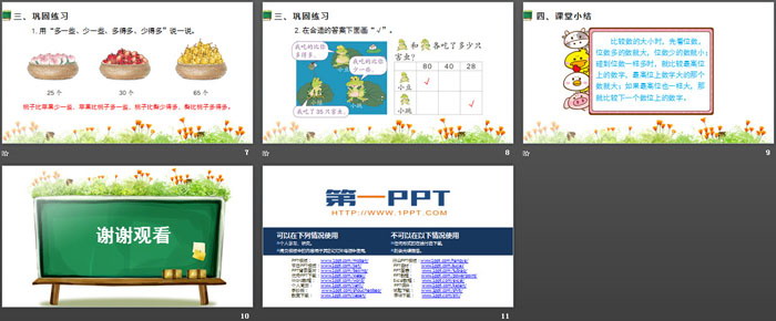 《多些 少些》100以內(nèi)數(shù)的認(rèn)識PPT下載