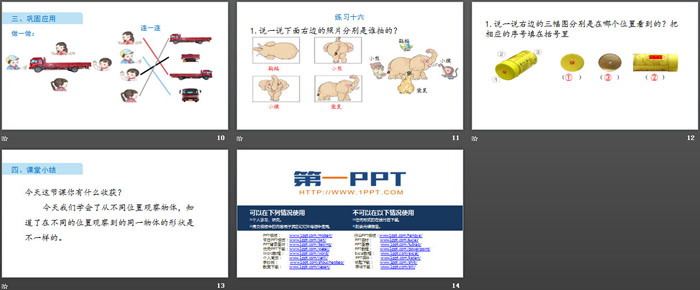 《觀(guān)察物體》PPT(第1課時(shí))