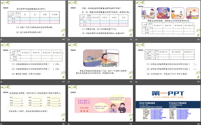 《復(fù)式統(tǒng)計(jì)表》PPT課件