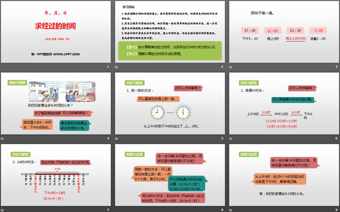 《求經(jīng)過的時(shí)間》年、月、日PPT