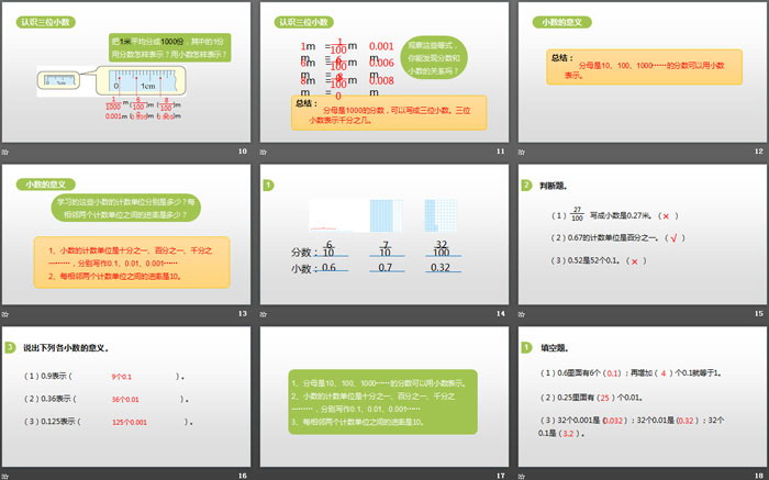 《小數(shù)的意義和讀寫法》小數(shù)的意義和性質(zhì)PPT(第1課時)