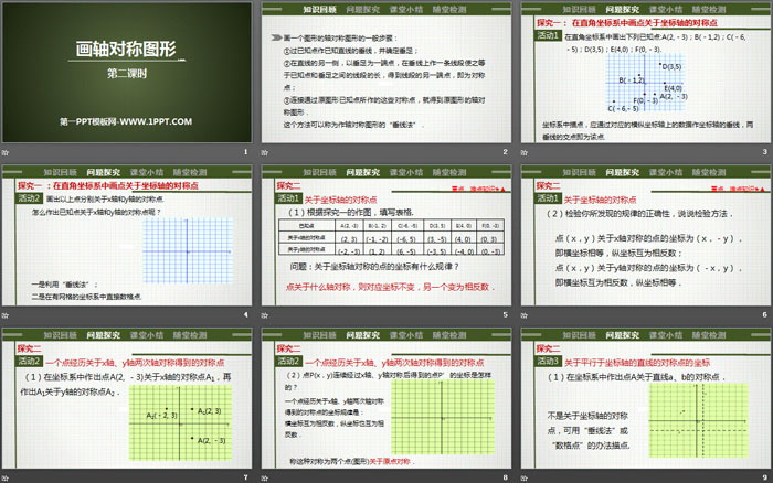 《畫軸對(duì)稱圖形》軸對(duì)稱PPT下載(第2課時(shí))