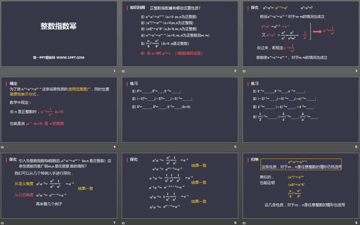 《整數(shù)指數(shù)冪》分式PPT下載