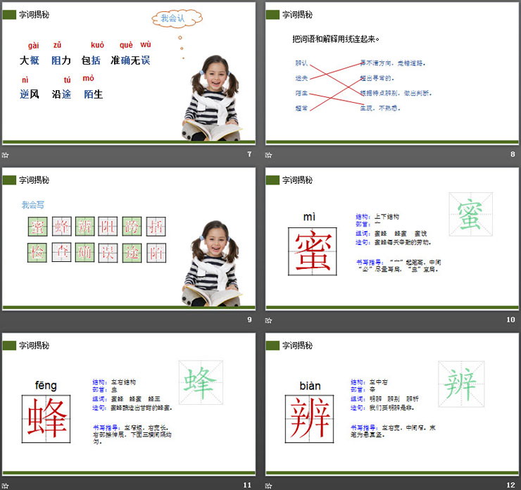 《蜜蜂》PPT課件下載