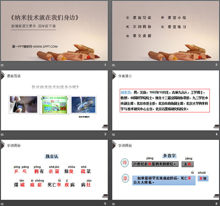 《納米技術(shù)就在我們身邊》PPT課件免費(fèi)下載