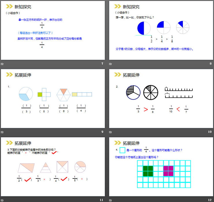 《認(rèn)識(shí)幾分之一》PPT課件下載