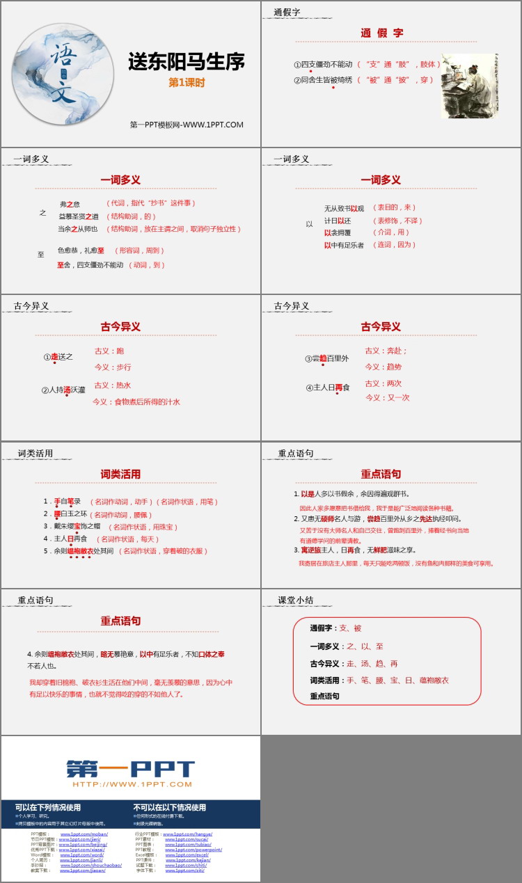 《送東陽馬生序》PPT課件(第1課時)