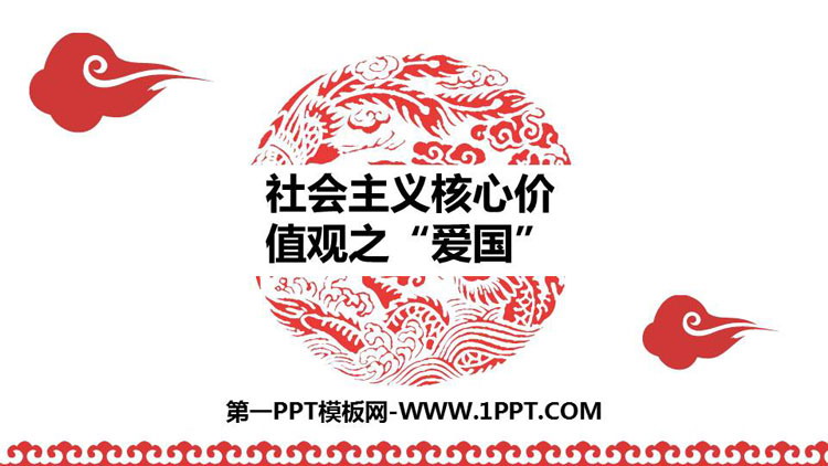 《社會主義核心價值觀之“愛國”》PPT班會課件