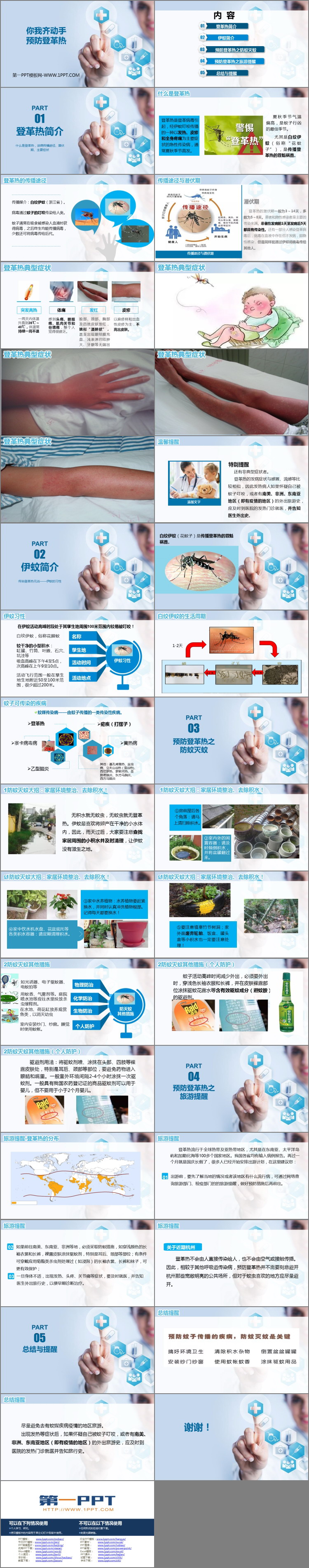 《你我齊動手 預防登革熱》PPT班會課件