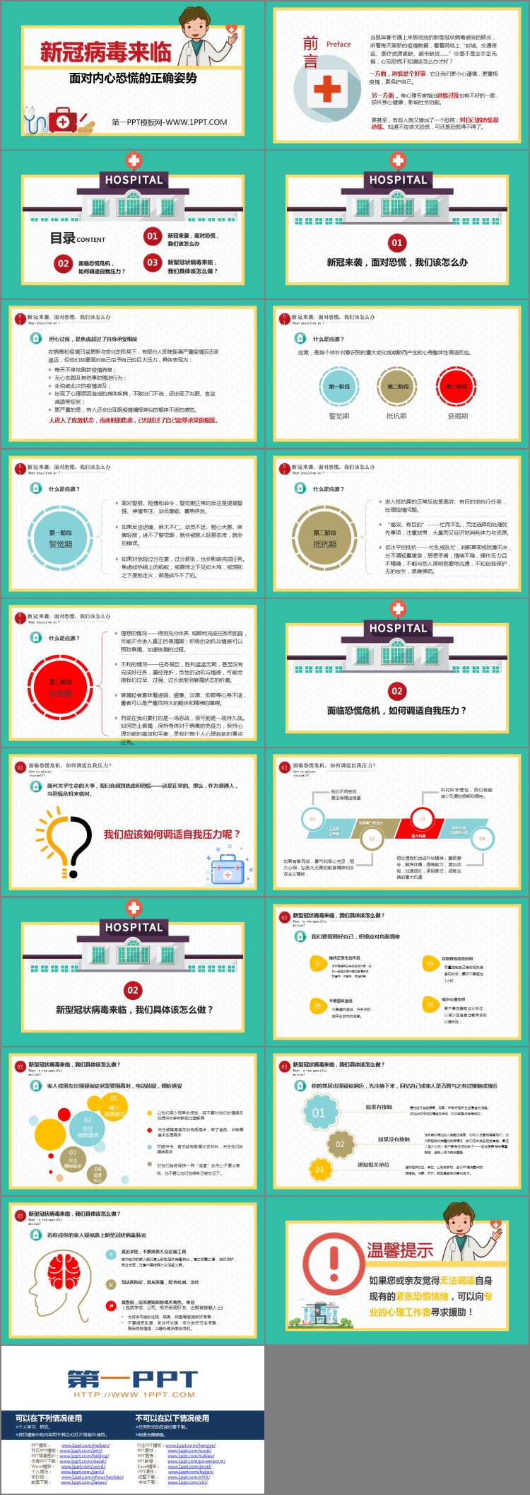 《新冠病毒來臨 面對內(nèi)心恐慌的正確姿勢》PPT班會(huì)課件