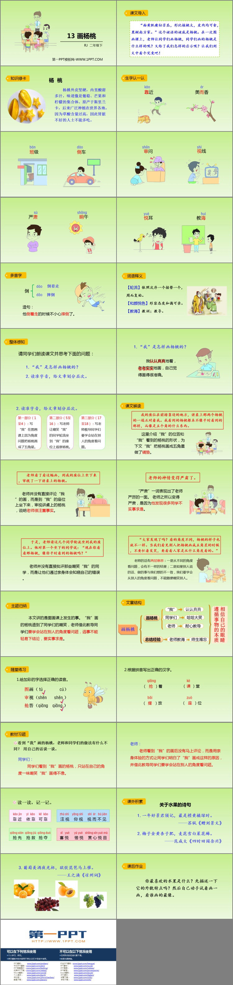 《畫楊桃》PPT優(yōu)質(zhì)課件