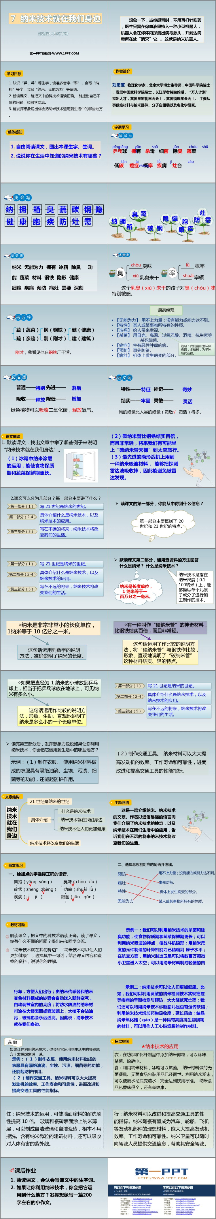 《納米技術(shù)就在我們身邊》PPT優(yōu)秀課件