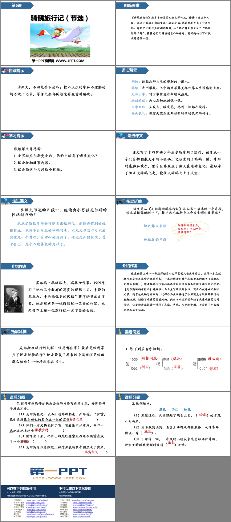 《騎鵝旅行記》PPT精品課件